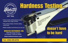 Hardness Testing Gauges from Webster Instrument